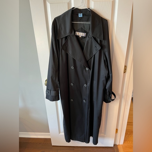 Vintage 80’s Yves Saint Laurent Trench Coat sz 40 - Picture 1 of 10